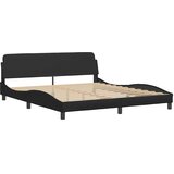 Krevet s madracem Hvar crni 180 x 200 cm od umjetne kože | shoptok.hr