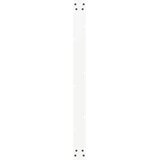  Noge za blagovaonski stol U-oblik 3 kom Bijele 100 x (72-73) cm Čelik | shoptok.hr