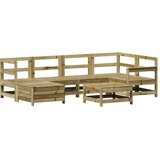  Vrtna sedežna garnitura 7-delna impregnirana trdna borovina, (21145638) | Shoptok.si