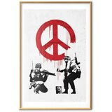  Plakat - War and Peace 29.7x42 Zlatni okvir s margom | shoptok.hr