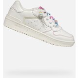 Geox White Girls Washiba Sneakers - Girls | shoptok.hr