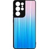 AVIZAR Ovitek za Samsung Galaxy S21 Ultra, zašcita s holografskim ucinkom - roza/moder, (20718450) | Shoptok.si