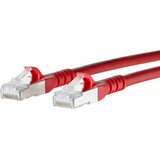 Metz Connect 130845A066-E RJ45 omrežni kabel\, Patch kabel CAT 6a S/FTP 10.00 m rdeča z zaščitnim zapornim zatičem 1 kos, (20421475) | Shoptok.si