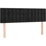  LED uzglavlje crno 144x5x78/88 cm baršunasto | shoptok.hr