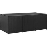  Vrtna kutija za pohranu od poliratana 180 x 90 x 70 cm crna | shoptok.hr