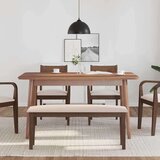 vidaXL klop 110 cm rjava masivni les guma | Shoptok.si