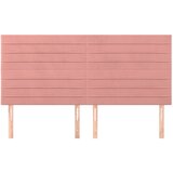  Uzglavlje roza 180x5x118/128 cm baršunasto | shoptok.hr