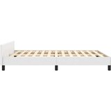  Okvir za krevet s uzglavljem bijeli 140x190 cm od umjetne kože | shoptok.hr