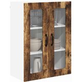 vidaXL Stenska kuhinjska omarica z vrati Dimljeni oreh 60 x 31 x 80 cm | Shoptok.si