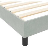  Krevet s opruga kutije Svjetlosiva 120 x 190 cm Baršun | shoptok.hr
