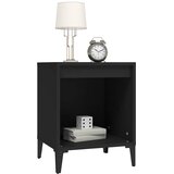 Noćni ormarići 2 kom crni 40x35x50 cm Crna | shoptok.hr