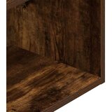vidaXL Noćni ormarić s ladicom dimljeni hrast 35x34x66,5 cm | shoptok.hr
