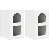  Noćni ormarić 2 pcs Bijelo 29,5 x 33,5 x 50 cm | shoptok.hr