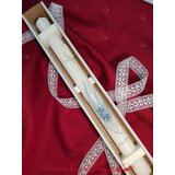  Krstne sveče s cvetjem in golobčkom KRSV 107 | Shoptok.si