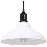 VISILICA podesiva po visini E27 sjajno bijela Ø 31 cm metal | shoptok.hr