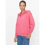 Champion Jopa Hooded Half Zip Sweatshirt 116581 Roza Oversize