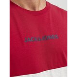 Jack & Jones Majice s kratkimi rokavi JJEREID BLOCKING TEE SS Večbarvna | Shoptok.si