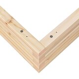  Vrtna sadilica 100x100x23 cm od masivne borovine | shoptok.hr