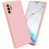 Cadorabo Ohišje, združljiv s Samsungom v sijajnem roza - zlati - zaščitni pokrov iz fleksibilnega silikona TPU in z zaščito pred kamero, (20593920) | Shoptok.si