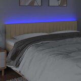  LED uzglavlje krem 180x5x78/88 cm od tkanine | shoptok.hr