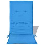  Jastuci za vrtne stolice 2 kom plavi 120 x 50 x 3 cm od tkanine | shoptok.hr