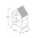 Hanah home Dječije multifunkcionalne police, 50x80x30cm, krem ​​boje | Eponuda.ba