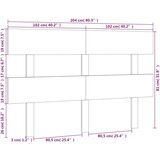  Uzglavlje za krevet boja meda 204 x 3 x 81 cm masivna borovina | shoptok.hr