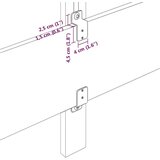  Uzglavlje S LED lampica s uzglavljem Plava 180 cm tkanina | shoptok.hr
