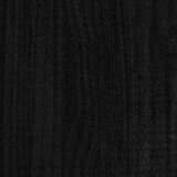 Ormarić za knjige s 4 razine crni 100 x 30 x 140 cm od borovine | shoptok.hr