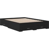  Okvir za krevet s ladicama crni 140x190 cm konstruirano drvo | shoptok.hr