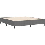 vidaXL Svetlo siva Les 180 x 200 cm Postelja na podlagi Pravokotna | Shoptok.si