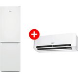 Whirlpool kombinovani frižider no frost W7X 81I w + inverter klima uređaj spiw 309L