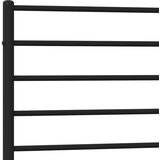 vidaXL Metalni okvir za krevet s uzglavljem crni 107x203 cm | shoptok.hr
