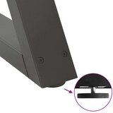  Noge za stolić 2 kom antracit 50x(30-31 3) cm čelik | shoptok.hr