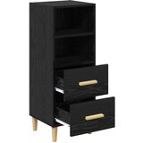 vidaXL Kreveta Crni hrast 34 x 34.5 x 90 cm Konstruirano drvo | shoptok.hr
