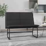 vidaXL Klupa crna 100 x 75 x 76 cm od umjetne kože | shoptok.hr