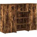 Maison Chic sprejemna miza - računalniška miza - pisarniška miza dimljeni hrast 135x50x103,5 cm inženirski les, (21785432) | Shoptok.si