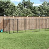 Vanjski kavez za pse s krovom čelični 16,94 m² | shoptok.hr
