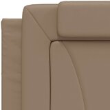  Jastuk za uzglavlje boja cappuccina 180 cm od umjetne kože | shoptok.hr