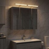  Kopalniška ogledalna omara Siva Sonoma 60 x 14,5 x 50 cm, (5000233323) | Shoptok.si