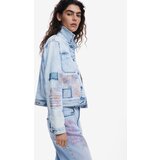 Desigual Prehodna jakna moder denim / mešane barve | Shoptok.si