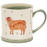 Sass & Belle Zelena/bež šalica od kamenine 225 ml Cow – Cijene