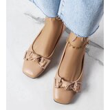 Gemre Beige ballerinas with a bow Tabitha | shoptok.hr