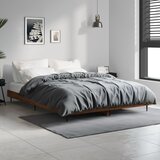  Za krevet smeđi hrast 140x190 cm konstruirano drvo | shoptok.hr