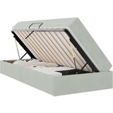  Krevet s madracem i skladištem Svijetlo siva 90 x 200 cm Baršun | shoptok.hr