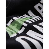 Ombre Men's cotton t-shirt with large inscription - black | Eponuda.ba