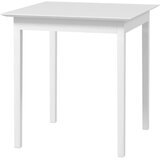  Kuhinjski stol blagovaonski stol kvadratni stol moderni dizajn 75 cm x 75 cm x 76 cm bijela | shoptok.hr