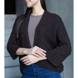 Gemre Brown Nira Wrap Cardigan | shoptok.hr