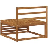  Srednja sofa za van Čvrsto drvo akacije Prirodna Smeđa 79 x 83 x 73 cm | shoptok.hr
