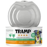 TRAMP pašteta za pasje mladiče s piščancem in govedino, 16 x 185 g | Shoptok.si